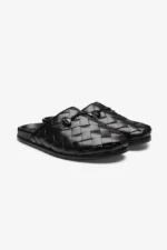Quincy Slipper Black Weave - Image 2