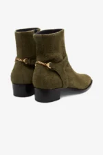 Steve Olive Green Suede [Man] - Image 3